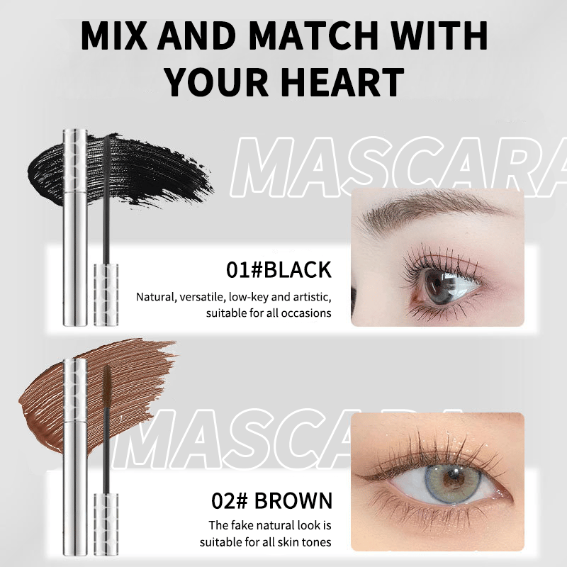 🎁 1+1 GRATIS!! ✨💖Tubing Mascara Black & Brown Duo für Wimpern-Make-up