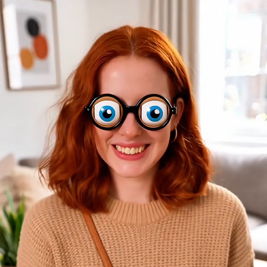 🥸 KAUFE 2, ERHALTE 1 GRATIS! ✨ Brille mit Augenzwinkern – LED-Blinklicht, Witziges Party-Spielzeug & Leicht 😉
