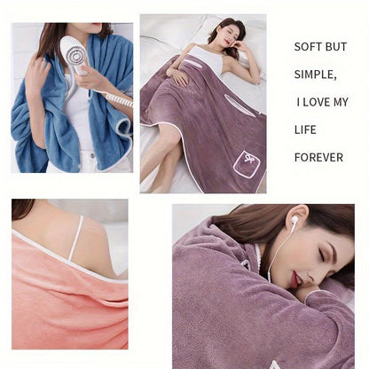 🎁🚀 Letzter Tag nur 50% Rabatt 🔥 Damen Solid Color Coral Fleece Bademantel