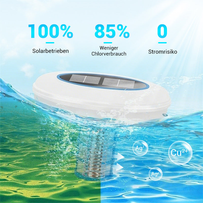 Kristallklarer Pool – ohne Chemie, mit Sonnenkraft! 🌞SOLAR POOL IONIZER FÜR KRISTALLKLAres WASSER