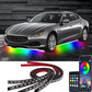 🔥2026 Auto-Chassis Flexibler wasserdichter RGB-LED-Lichtstreifen (4 Stück)