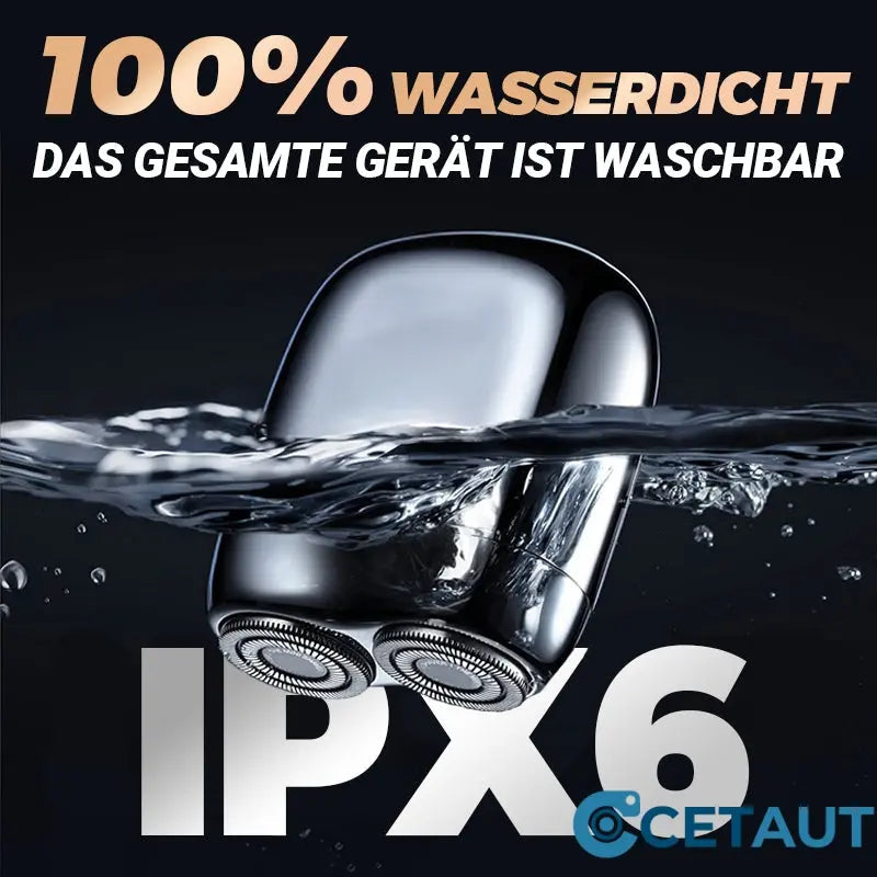 🔥 💦 Scharfer, bartloser, wasserdichter, tragbarer, schnell aufladbarer USB-Rasierer für Herren
