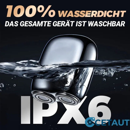 🔥 💦 Scharfer, bartloser, wasserdichter, tragbarer, schnell aufladbarer USB-Rasierer für Herren