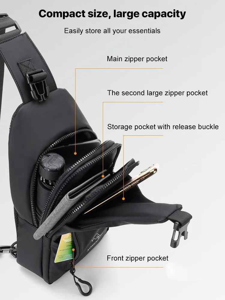 🎯✨50% RABATT – LIMITIERTES ANGEBOT! Oxford-Stofftasche für die Brust 👜💥