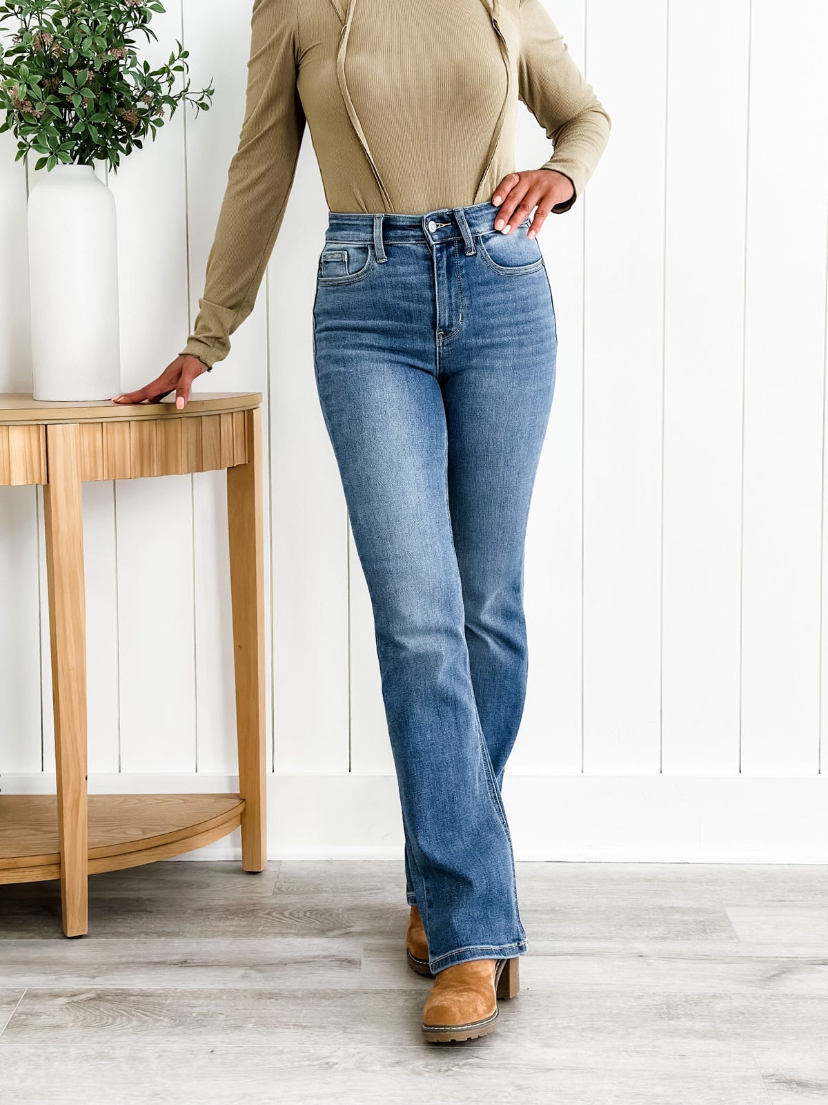 ✨Hochdehnbare Jeans mit Bauchkontrolle👖