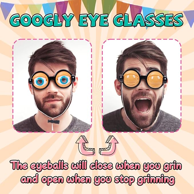 🥸 KAUFE 2, ERHALTE 1 GRATIS! ✨ Brille mit Augenzwinkern – LED-Blinklicht, Witziges Party-Spielzeug & Leicht 😉