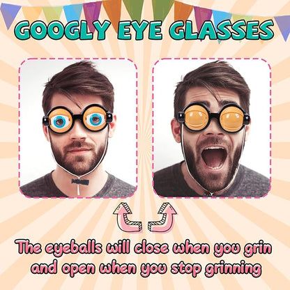 🥸 KAUFE 2, ERHALTE 1 GRATIS! ✨ Brille mit Augenzwinkern – LED-Blinklicht, Witziges Party-Spielzeug & Leicht 😉