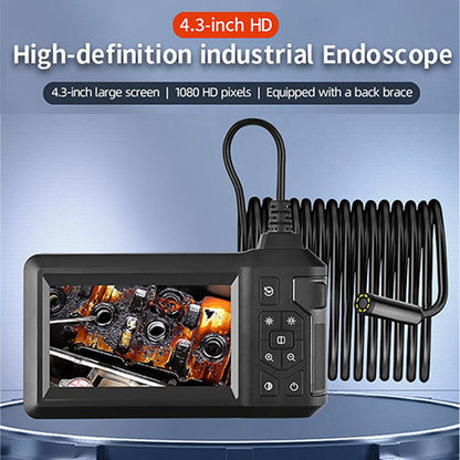8 mm Industrie-Endoskop – ein- oder zweiköpfig, HD-Kamera – zur Inspektion von Rohren & Hohlräumen – vielseitig & wasserfest
