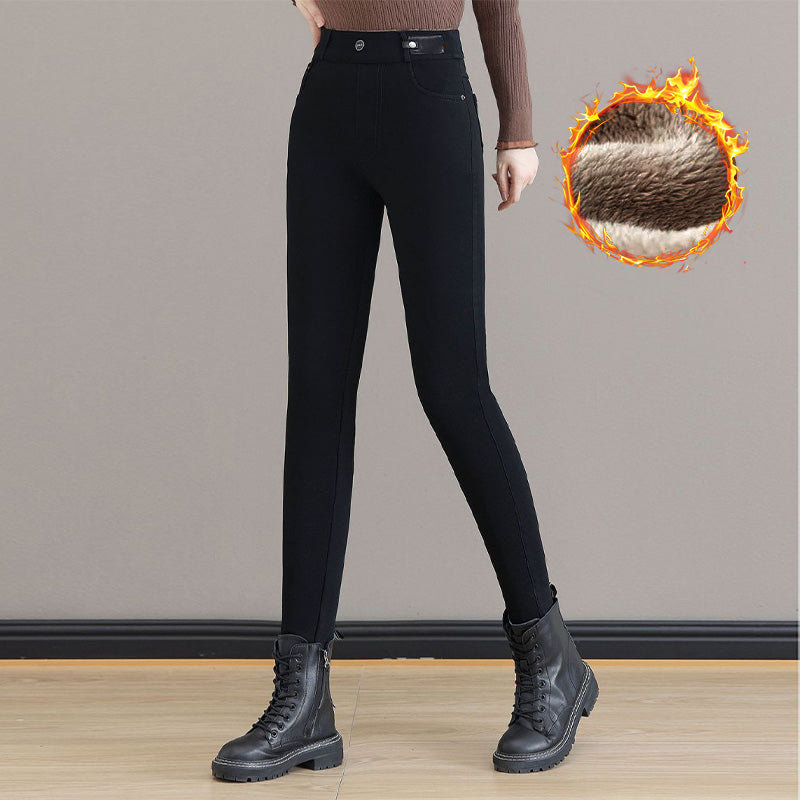 👖✨ WARME SKINNY-JEANS – Hohe Taille & Stretchmaterial, optimaler Tragekomfort für den Winter, trendiger Stil für den Alltag und Ausgehen ❄️💃