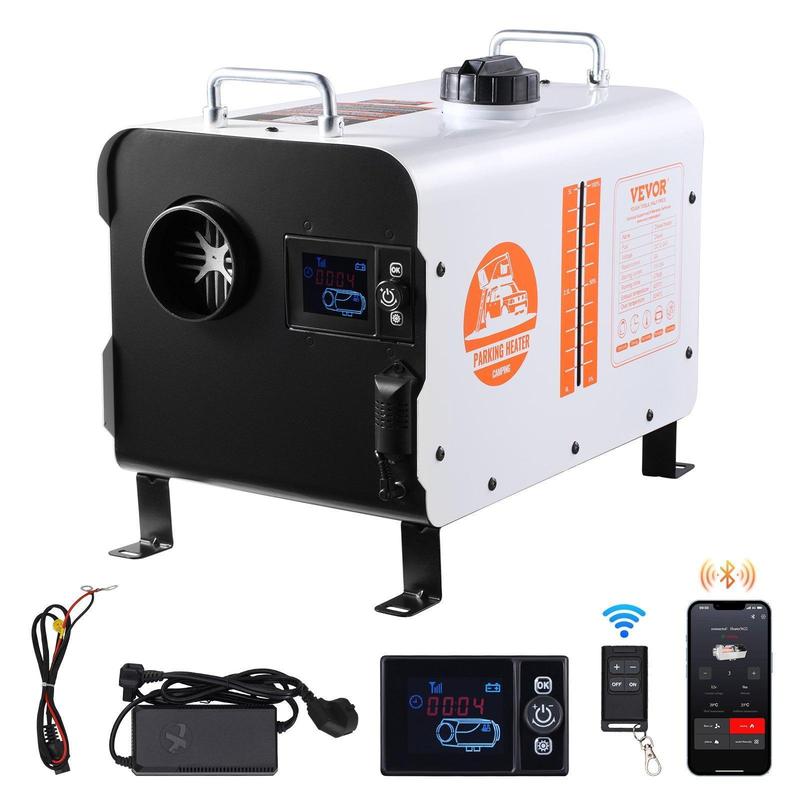 📢📢50% RABATT !!⏰ 8 kW Diesel-Luftheizung, 12V/24V, App & Bluetooth, CO-Alarm + Display – leise + schnell heizen für Wohnmobil & Boot ⛵📱