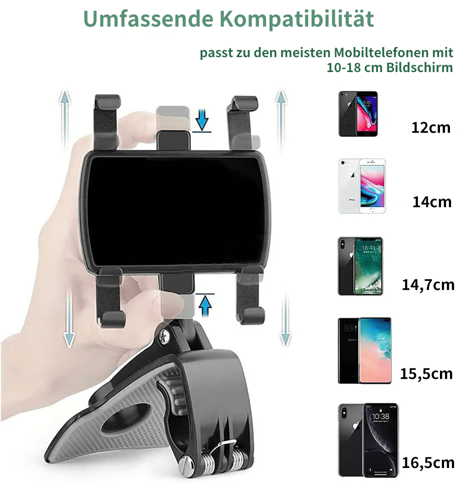 🏆2026 Neuankömmling 50% RABATT - 360-Grad-drehbare Handyhalterung fürs Armaturenbrett im Auto
