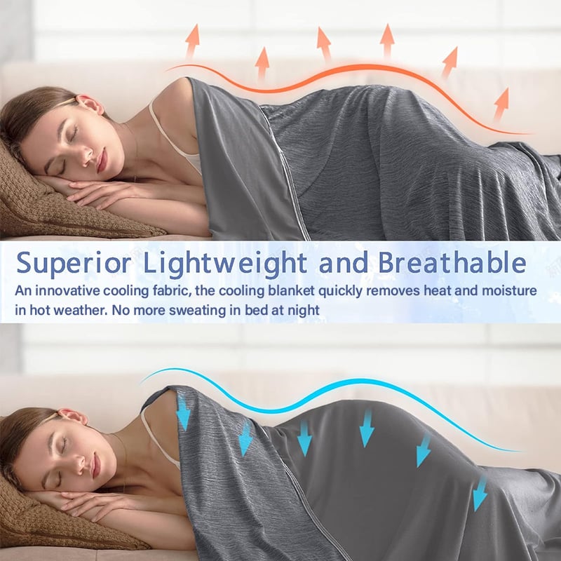 🧊Ultimative Sommer-Kühl-Decke 🎁Das perfekte Geschenk für Ihre Liebsten