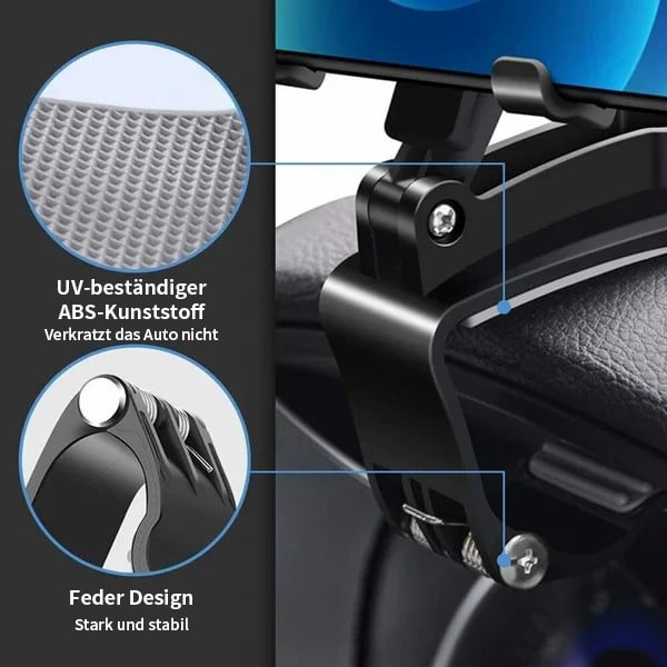🏆2026 Neuankömmling 50% RABATT - 360-Grad-drehbare Handyhalterung fürs Armaturenbrett im Auto