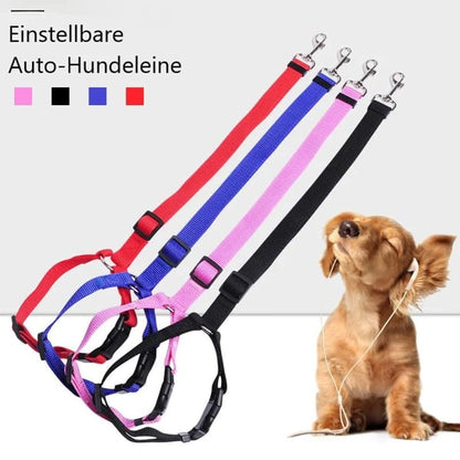 Auto-Hundeleine – einstellbar & sicher – perfekt für unterwegs🐶🚗