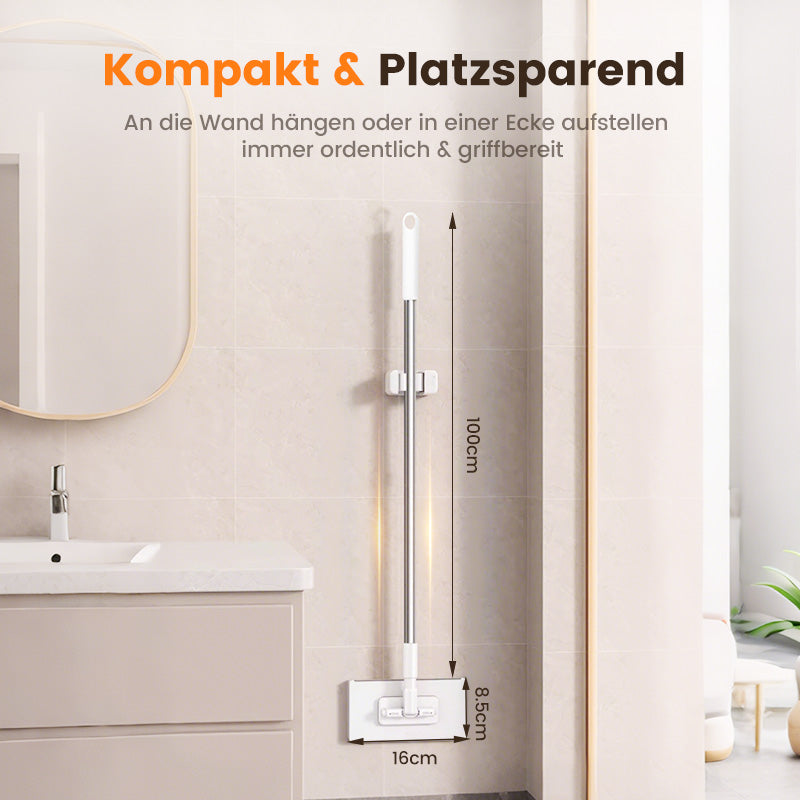 🎁Begrenzte Stückzahl 50% Rabatt🧹✨ Einweg-Staubmopp mit 4 wiederverwendbaren Bezügen – Praktisch und effektiv 💥🌟