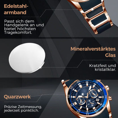 ⌚60% Rabatt💼Hochwertige Business-Multifunktions-Quarz-Uhr für Herren