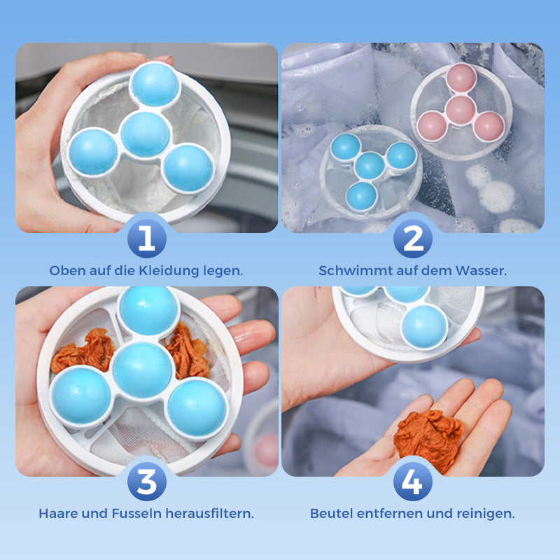 🔥Schwimmender Filterbeutel-Waschball für Waschmaschinen💥💥Befristetes Angebot: 50% Rabatt auf Bestellungen