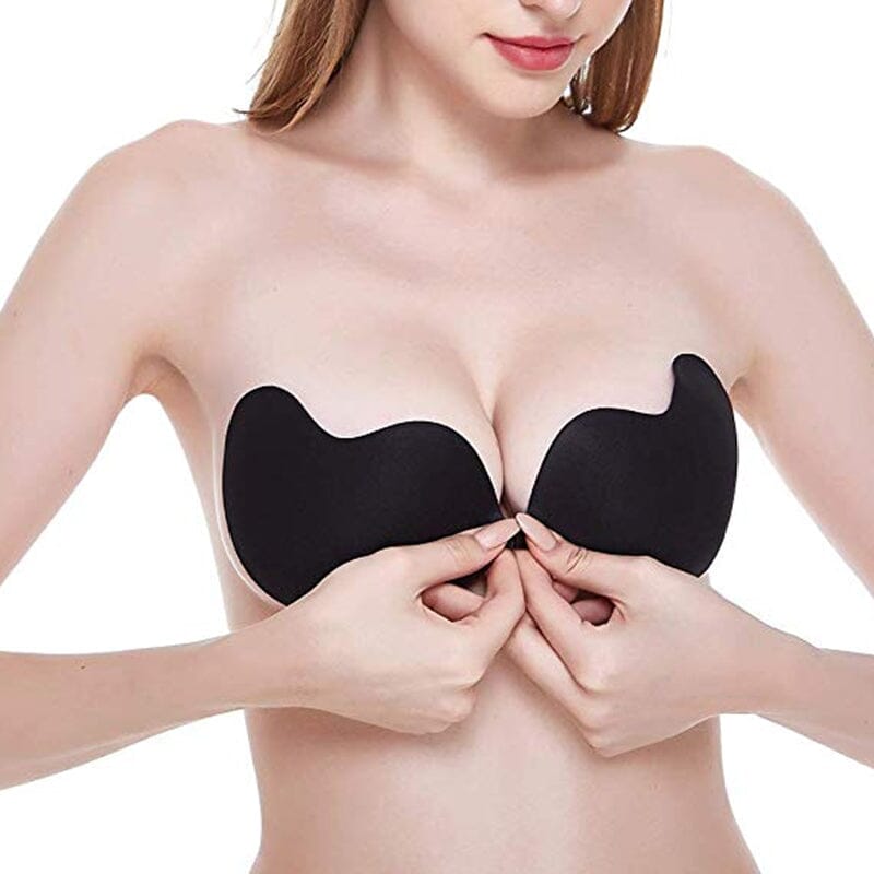 💘🧡 Selbstklebender Push-Up-BH – Unsichtbar & komfortabel | Trägerlos & wiederverwendbar!