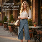 ⏳50% Rabatt für kurze Zeit⏰Damen Patchwork Cropped Freizeithose👖