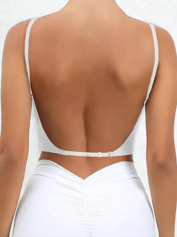👙🌹 Nahtloser U-förmiger rückenfreier BH – Unsichtbar, bequem & perfekt unter figurbetonter Kleidung – Ideal für trägerlose oder tief ausgeschnittene Outfits – stützt ohne zu drücken 💫