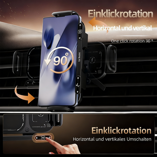 ⚡15W kabelloses Schnellladekfz-Handyhalterung für faltbare und normale Smartphones