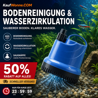 📢📢50 % Rabatt!! ⏰🐠 Bodenansaug‑Aufsatz für Aquarien‑Filterpumpe