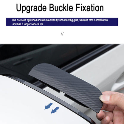 🚗 ✨ Klickbefestigter Regenschutz für Außenspiegel - Universelle Passform mit Klarer Sicht bei Jeder Witterung 🌧️🔧