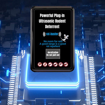 🏆50 % RABATT !!⚡Leistungsstarkes Plug-In-Ultraschall-Nagetierabwehrmittel