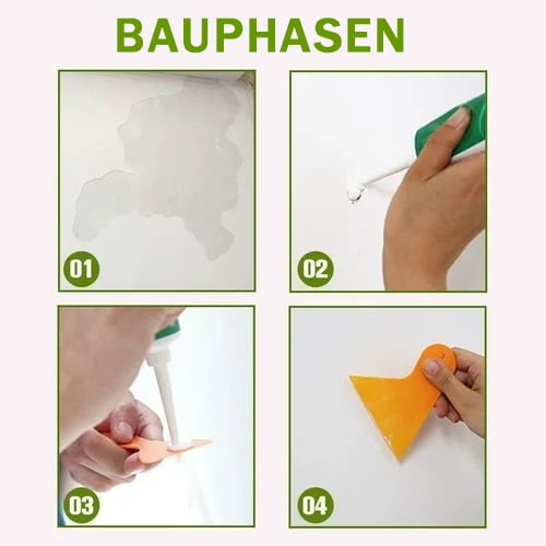 🛠️ KAUFE 2, ERHALTE 1 GRATIS! 🔥 Ungiftiges Mittel zum Ausbessern von Wänden – Füllt Risse & Löcher, Leicht Zu Verarbeiten & Ideal Für Schnelle, Saubere Reparaturen Zu Hause 🏠