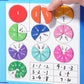 🧲🧩Lehrreiches magnetisches Bruchbuch-Puzzle für Kinder🎨✨Förderung der Feinmotorik & Logik mit sicherem Design