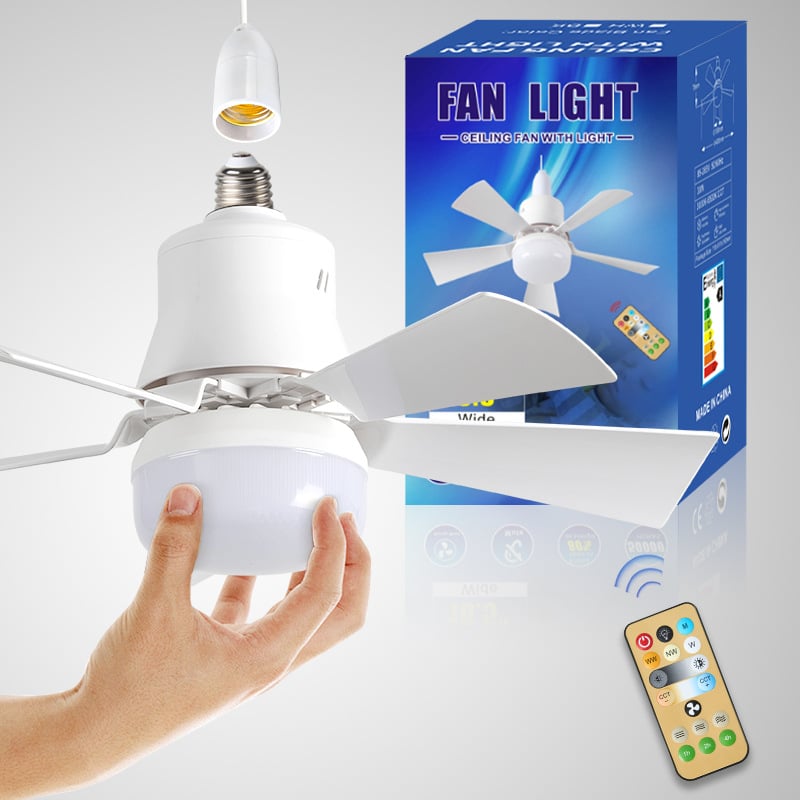 🍃 Intelligenter Deckenventilator mit Licht, RGB-Beleuchtung und Bluetooth-Lautsprecher♨️❄️
