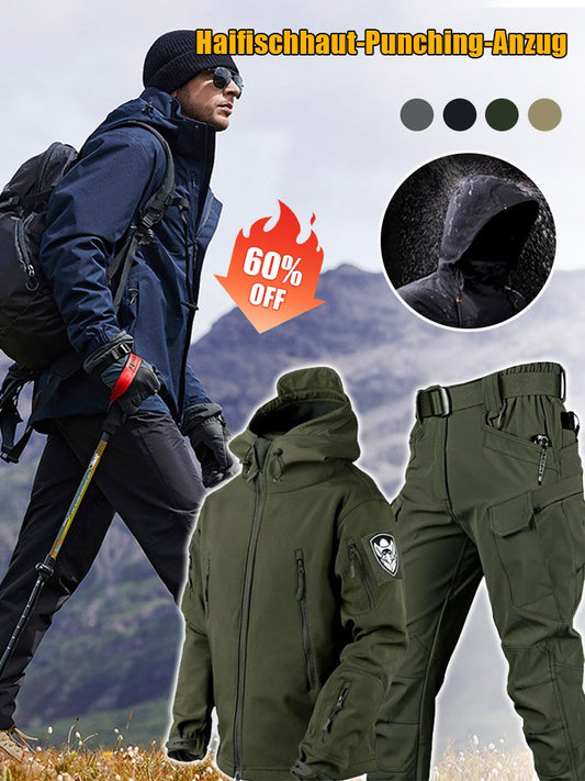 🛡️ 🧥 Taktisches Softshell-Jacken- & Hosen-Set – Wasserdicht, Winddicht & Isoliert für Extremeinsätze im Winter ⛰️