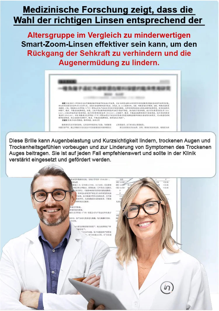 💎 Autozoom-Lesebrille – Automatische Fokussierung, Ultraleicht & Kristallklare Sicht für Nah und Fern 👓✨