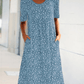 🌸2025 NEW SALES - 50% OFF🌸💃Casual Women Cotton Scoop Neck Floral Dress (8 Colors with Pockets)