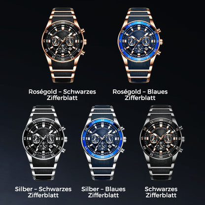 ⌚60% Rabatt💼Hochwertige Business-Multifunktions-Quarz-Uhr für Herren