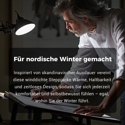 🔥Gepolsterte Windjacke mit Kapuze für Herren