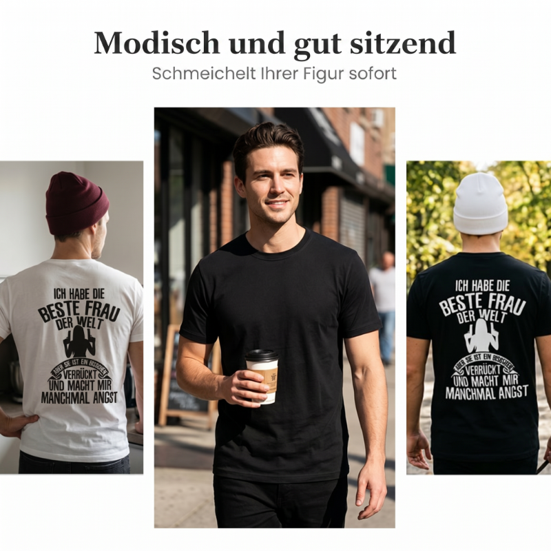 👕 Herren-Kurzarm-T-Shirt – bequem, atmungsaktiv & vielseitig für Alltag, Freizeit & warme Tage ☀️