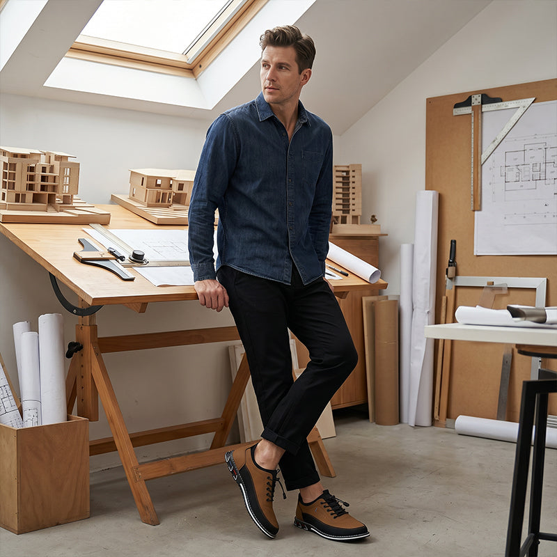 👞🔥 Klassisch modische Lederschuhe für Herren – 50% RABATT ! Elegant, vielseitig & perfekt für Büro, Business oder besondere Anlässe