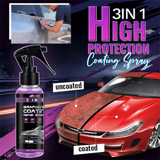 🔥3-IN-1 Hoher Schutz Schnelles Auto-Beschichtung Spray🔥