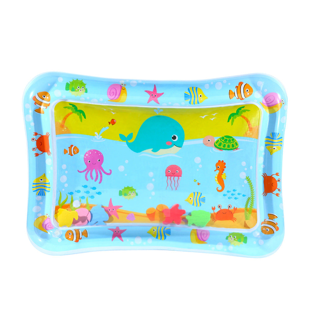 😻Wassermatte für Haustiere – interaktives Spielzeug mit schwimmenden Fischen + kühlende Sommermatte