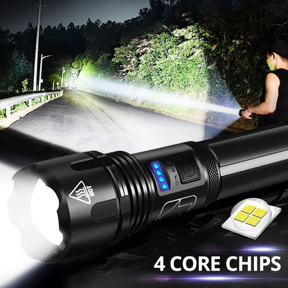 XHP50 Skalierbare und wiederaufladbare taktische Taschenlampe (neues zeitlich begrenztes Angebot) ⚡)
