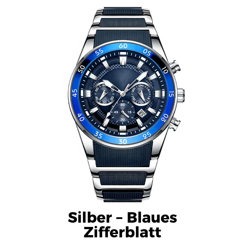 ⌚60% Rabatt💼Hochwertige Business-Multifunktions-Quarz-Uhr für Herren