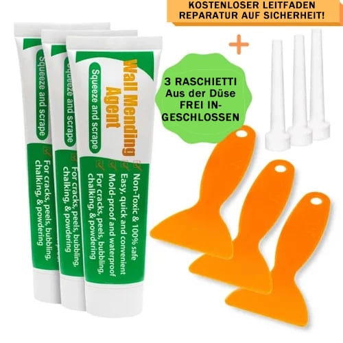 🛠️ KAUFE 2, ERHALTE 1 GRATIS! 🔥 Ungiftiges Mittel zum Ausbessern von Wänden – Füllt Risse & Löcher, Leicht Zu Verarbeiten & Ideal Für Schnelle, Saubere Reparaturen Zu Hause 🏠