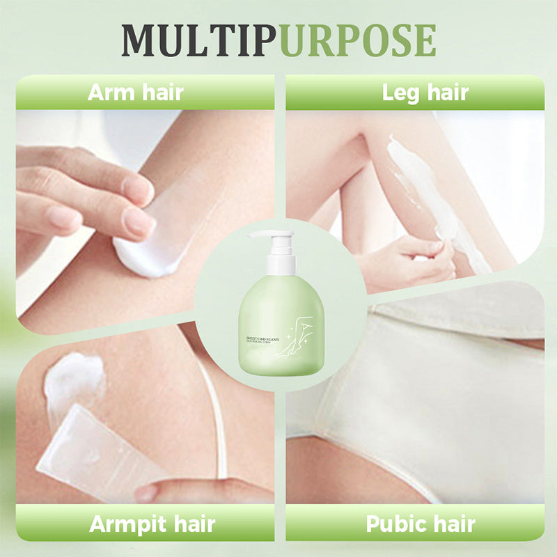 🧴 JETZT 50 % RABATT! 🪒 Mildes und schonendes Set – Haarentfernungscreme + Rasiermesser – Schmerzfrei für empfindliche Haut, keine dunklen Flecken oder Stoppeln 🌸