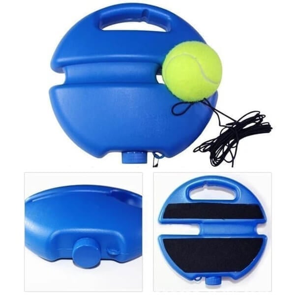 📢📢50% RABATT !!⏰🎾 Tragbarer Tennistrainer mit befüllbarem Sockel für Einzeltraining & Familie
