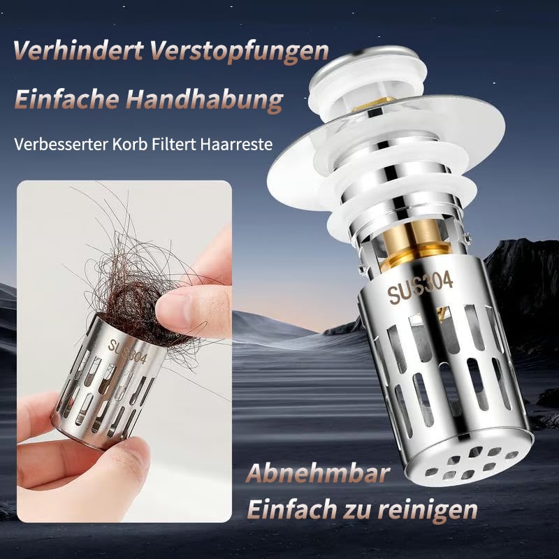 🔥Universelles Abflusssieb aus Edelstahl