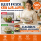 🥗 Einweg-Stretch-Lebensmittelabdeckhauben | 300 Stück | mikrowellengeeignet & gefrierfest