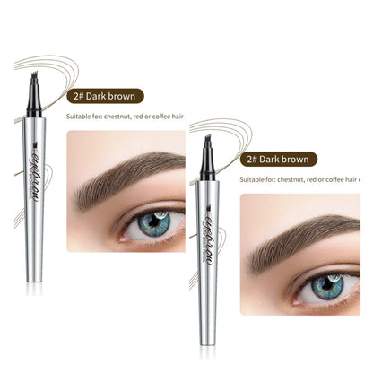 50% RABATT🧡3D-Wasserfester Microblading Augenbrauenstift mit 4-zackiger Spitze