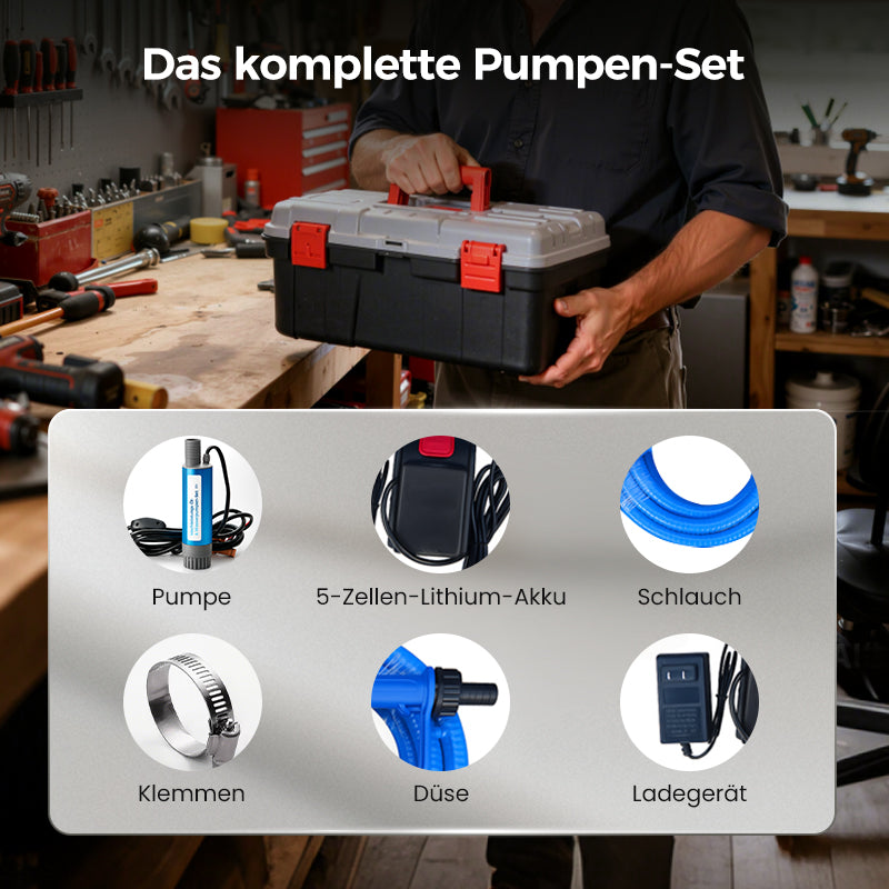 💧 Hochleistungs-Öl-Wasserpumpensatz