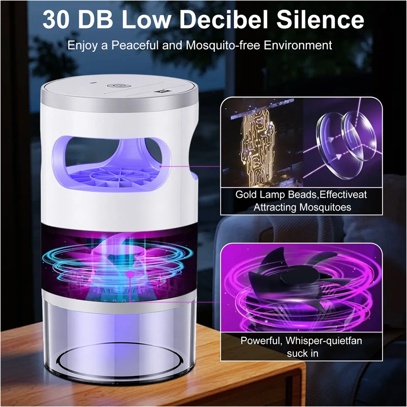 💐 LED-Insektenvernichter für Innen – Leise & Sicher fürs Schlafzimmer 🛏️🔇【Begrenzter Vorrat】
